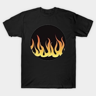 Nostalgic 90's flame T-Shirt